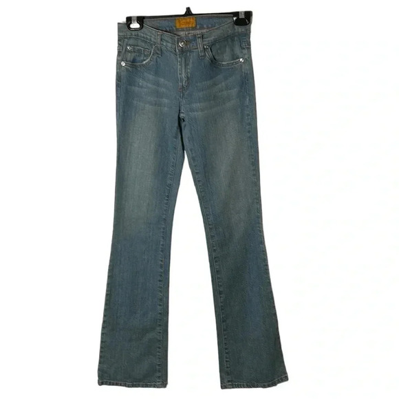 James Jeans,women size 26.NWT,light wash blue denim jeans, low rise,distressed - Picture 3 of 17